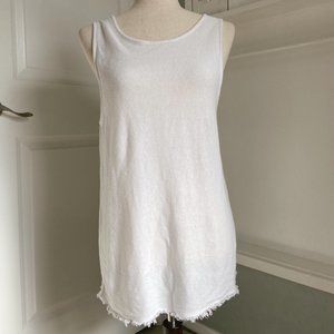 ON SALE - J Jill Minimal White Tank Top